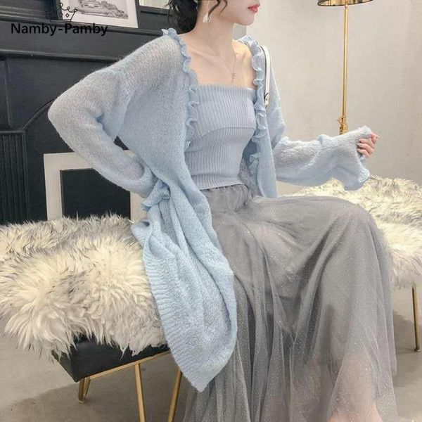 women's knits & tees length knitted cardigan sweater 2021 korean thin coat loose female student shawl hollow sunscreen, White
women's knits & tees length knitted cardigan sweater 2021 korean thin coat loose female student shawl hollow sunscreen, White