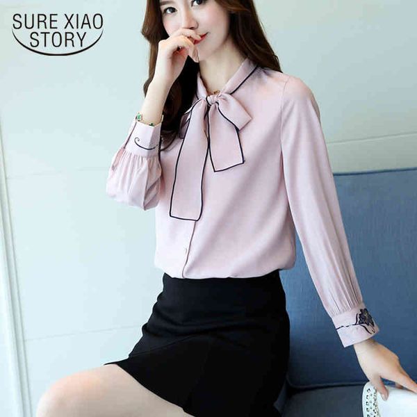 arrived spring blouse women sweet shirt female long sleeves fashion embroidered chiffon clothing d442 30 210521, White
arrived spring blouse women sweet shirt female long sleeves fashion embroidered chiffon clothing d442 30 210521, White