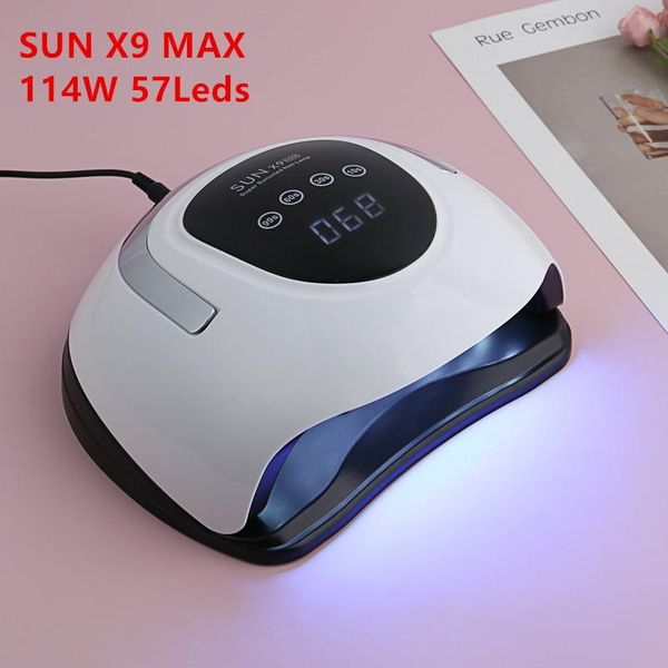 nail dryers 2021 114w sun x9 max uv led lamp for manicure lamps dryer curing gel varnish tools with sensor lcd display
nail dryers 2021 114w sun x9 max uv led lamp for manicure lamps dryer curing gel varnish tools with sensor lcd display