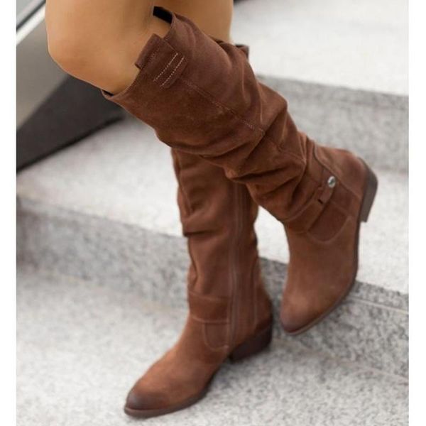 boots for women casual solid color female boot 2021 vintage autumn zipper high faux suede long, Black
boots for women casual solid color female boot 2021 vintage autumn zipper high faux suede long, Black