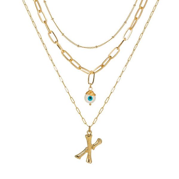 pendant necklaces trendy gold multilayer mom boho crystal eye star letter africa for women 2021 choker jewelry, Silver
pendant necklaces trendy gold multilayer mom boho crystal eye star letter africa for women 2021 choker jewelry, Silver