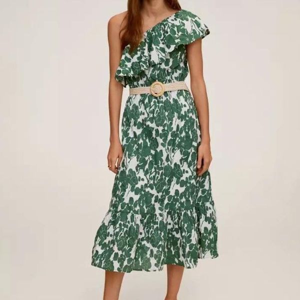 casual dresses kumsvag 2021 summer women fashion dress asymmetrical ruffles sashes floral print one-shoulder female elegant cloth, Black;gray
casual dresses kumsvag 2021 summer women fashion dress asymmetrical ruffles sashes floral print one-shoulder female elegant cloth, Black;gray