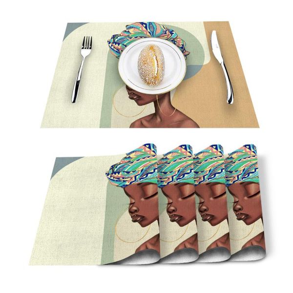 table runner african girls ethnic style fashion printed kitchen placemat dining mat cotton linen pads cup mats home decor 
table runner african girls ethnic style fashion printed kitchen placemat dining mat cotton linen pads cup mats home decor