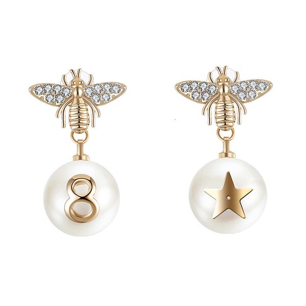 dangle earrings bella jewelry pearl little bee femininity korean aesthetic personality versatile small fresh, Silver
dangle earrings bella jewelry pearl little bee femininity korean aesthetic personality versatile small fresh, Silver