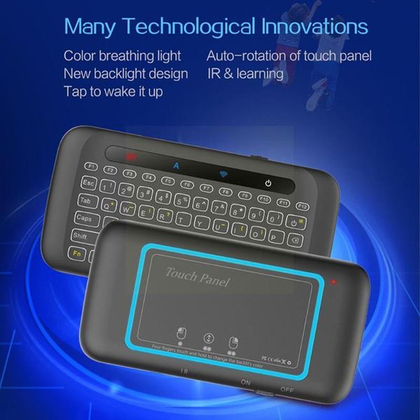 keyboards mini wireless keyboard h20 & full screen touchpad handheld for tv projector d2g9
keyboards mini wireless keyboard h20 & full screen touchpad handheld for tv projector d2g9
