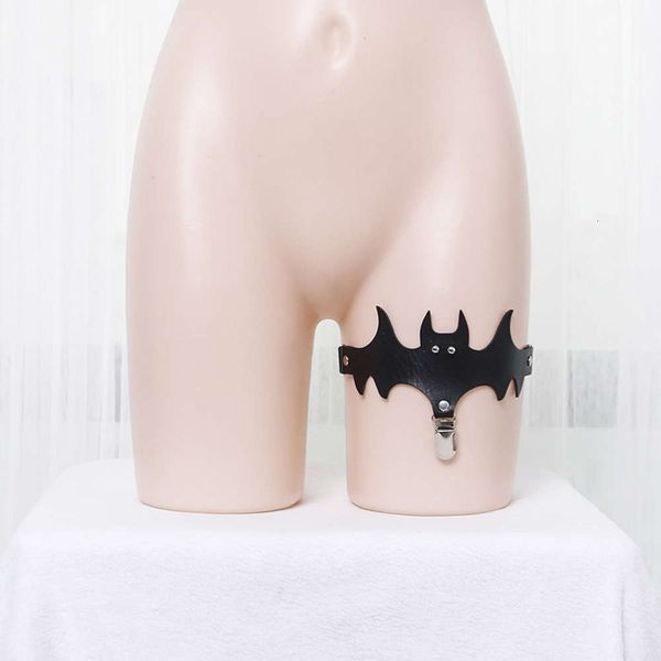underwear accessories personalized decoration bat wings leather garter socks clip leg ring, Black;white
underwear accessories personalized decoration bat wings leather garter socks clip leg ring, Black;white