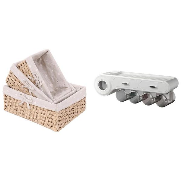 toothbrush holders 1x holder & 3pcs handmade rattan storage baskets s m l
toothbrush holders 1x holder & 3pcs handmade rattan storage baskets s m l