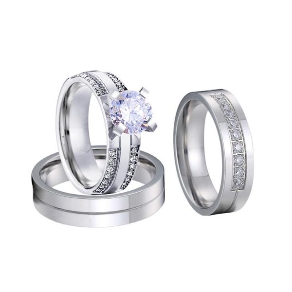 wedding rings 3pcs engagement set for couples silver color men and women love alliances proposal ring marriage anniversary, Slivery;golden
wedding rings 3pcs engagement set for couples silver color men and women love alliances proposal ring marriage anniversary, Slivery;golden