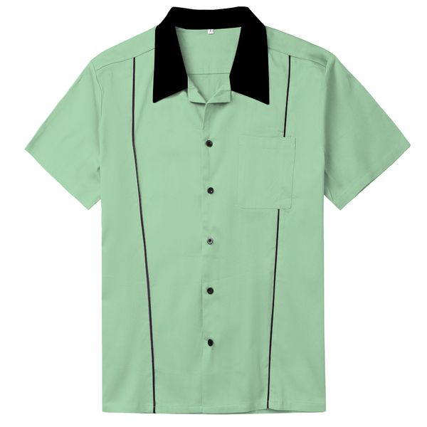rockabilly mens bowling shirt vintage short sleeve punk rave shirt mens hip hop camisa masculina chemise homme l-xxl, White;black
rockabilly mens bowling shirt vintage short sleeve punk rave shirt mens hip hop camisa masculina chemise homme l-xxl, White;black