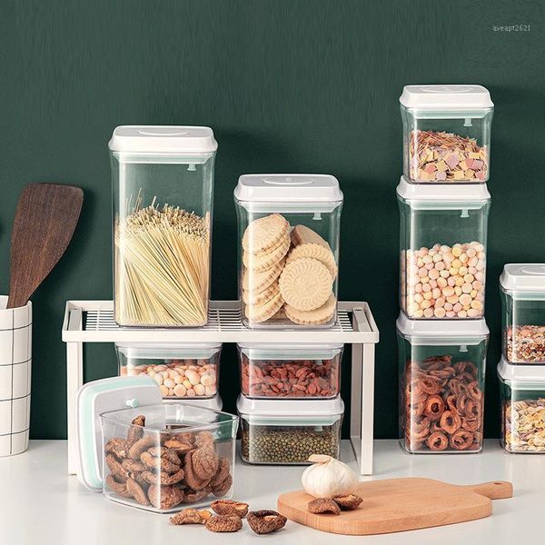 completely sealed with one press open lid kitchen storage bottles mason spice jars candy box refridgerator noodle &
completely sealed with one press open lid kitchen storage bottles mason spice jars candy box refridgerator noodle &