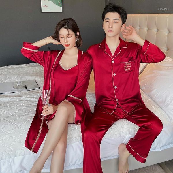 summer casual men pajamas suit satin lace kimono robe gown lovers' home clothing couple sleepwear embroidery pyjamas men's, Black;brown
summer casual men pajamas suit satin lace kimono robe gown lovers' home clothing couple sleepwear embroidery pyjamas men's, Black;brown