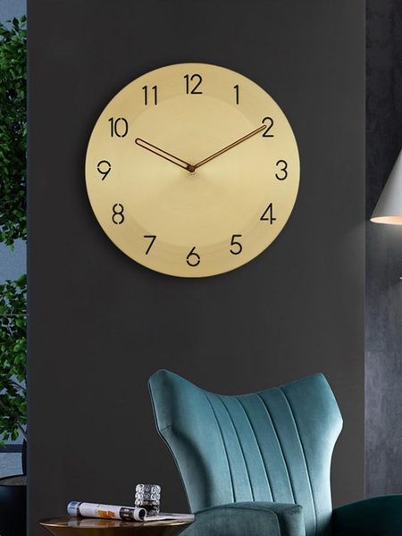 wall clocks nordic clock living room creative fashion simple modern light luxury bedroom pure copper art decoration
wall clocks nordic clock living room creative fashion simple modern light luxury bedroom pure copper art decoration