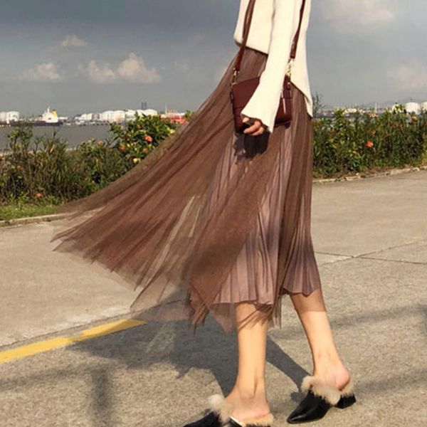 skirts fashion elastic high waist women skirt pleated autumn winter party skinny girl solid casual mesh swing gold velvet midi, Black
skirts fashion elastic high waist women skirt pleated autumn winter party skinny girl solid casual mesh swing gold velvet midi, Black