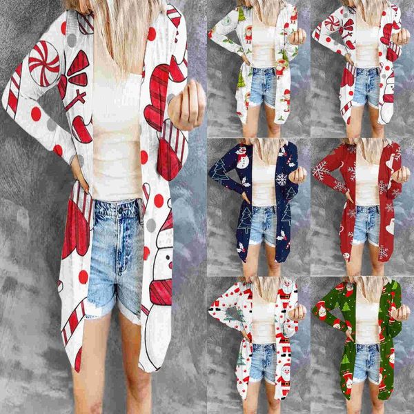 women's knits & tees women cardigan fashion autumn winter long sleeve loose christmas ladies print a-line mini dress 2021 top, White
women's knits & tees women cardigan fashion autumn winter long sleeve loose christmas ladies print a-line mini dress 2021 top, White