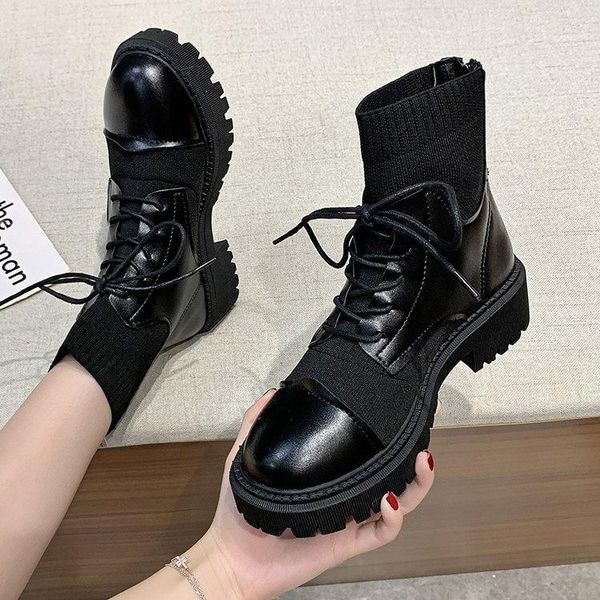 boots snow women's 2021 fall fashion round toe back zipper casual pu leather mid-heel platform, Black
boots snow women's 2021 fall fashion round toe back zipper casual pu leather mid-heel platform, Black