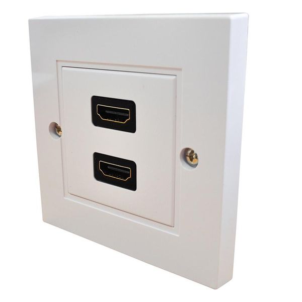audio cables & connectors twin dual faceplate face plate wall socket 2 port - for integrated
audio cables & connectors twin dual faceplate face plate wall socket 2 port - for integrated