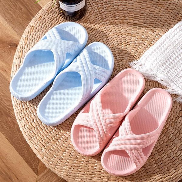 house bathroom solid women slippers summer cross band open toe eva ladies lightweight anti-slip sandals indoor soft lover slides, Black
house bathroom solid women slippers summer cross band open toe eva ladies lightweight anti-slip sandals indoor soft lover slides, Black