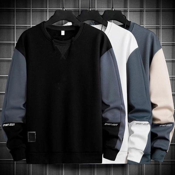 men's sweaters quick dry simple casual long sleeve all match men loose sweatshirt contrast colors for dating, White;black
men's sweaters quick dry simple casual long sleeve all match men loose sweatshirt contrast colors for dating, White;black
