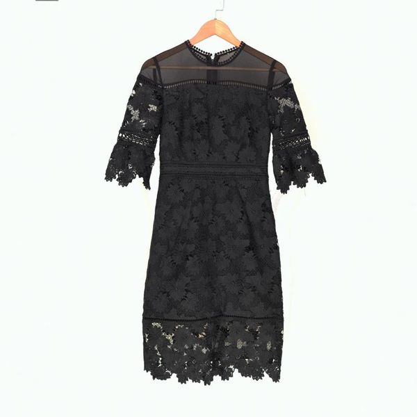 casual dresses women dress spring and summer temperament lady lace edge zipper show thin female, Black;gray
casual dresses women dress spring and summer temperament lady lace edge zipper show thin female, Black;gray