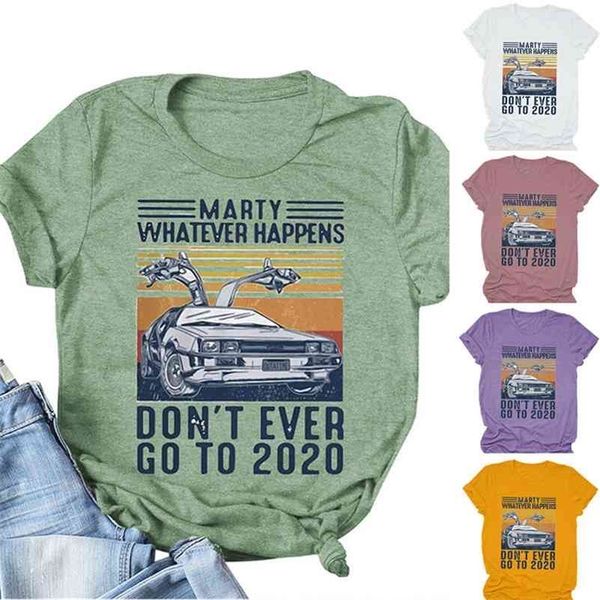 women marty don't go to soft funny aesthetic floral graphics crew neck ladies summer letters tee casual t-shirt 210324, White
women marty don't go to soft funny aesthetic floral graphics crew neck ladies summer letters tee casual t-shirt 210324, White