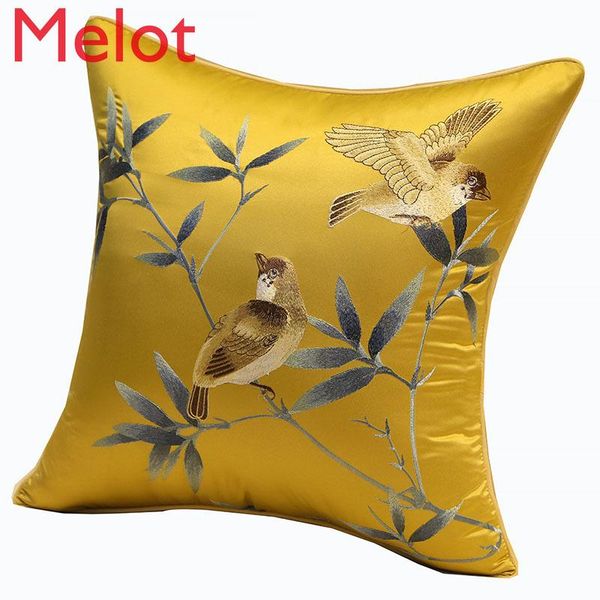 cushion/decorative pillow high-end chinese embroidery flowers and birds cushion soft waist support printing velvet simple decorative
cushion/decorative pillow high-end chinese embroidery flowers and birds cushion soft waist support printing velvet simple decorative