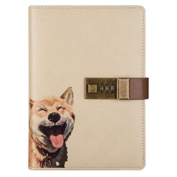 travel notebook with combination lock faux leather animals diary journal notepad notepads, Purple;pink
travel notebook with combination lock faux leather animals diary journal notepad notepads, Purple;pink