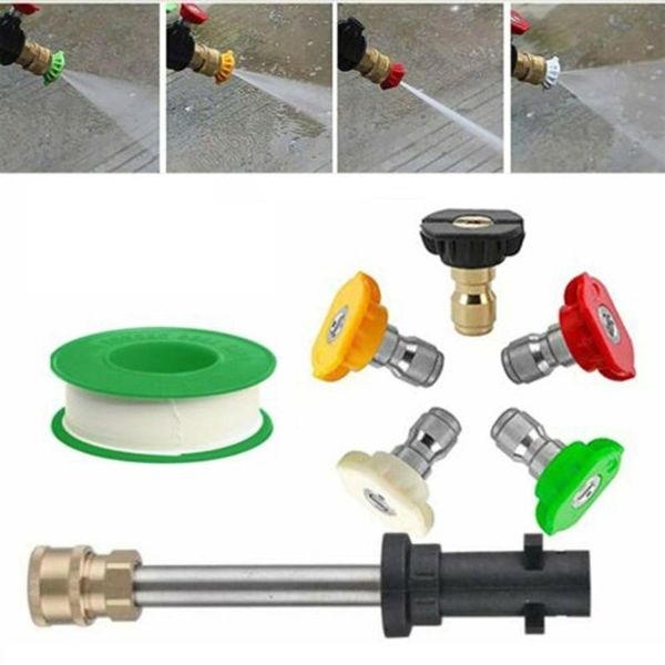 watering equipments pressure washer lance spray wand 5 nozzle tips for karcher k2 k3 k4 k5 k6 k7 nozzles adapter
watering equipments pressure washer lance spray wand 5 nozzle tips for karcher k2 k3 k4 k5 k6 k7 nozzles adapter