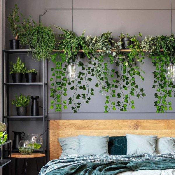 artificial lvy leaf vine garland fake foliage hanging plants 15 strands 86 ft green leaves diy wall wedding party home decor decorative flow
artificial lvy leaf vine garland fake foliage hanging plants 15 strands 86 ft green leaves diy wall wedding party home decor decorative flow