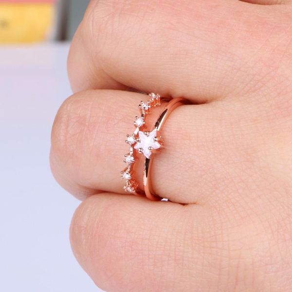 wedding rings rose gold color adjustable finger for women copper zirconia ring set anniversary birthday gift fine jewlery, Slivery;golden
wedding rings rose gold color adjustable finger for women copper zirconia ring set anniversary birthday gift fine jewlery, Slivery;golden
