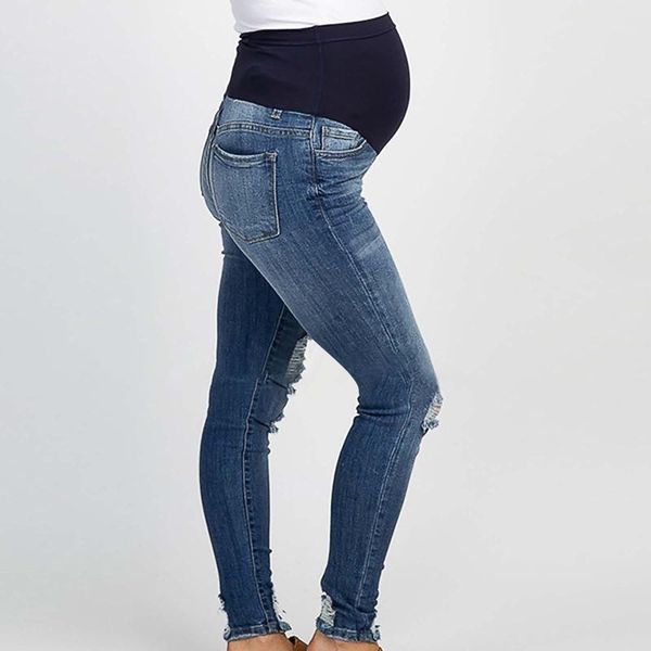 women's jeans adjustable nursing belly capris ripped for pregnant women pants trousers maternity clothing vêtements maternité #g4, Blue
women's jeans adjustable nursing belly capris ripped for pregnant women pants trousers maternity clothing vêtements maternité #g4, Blue
