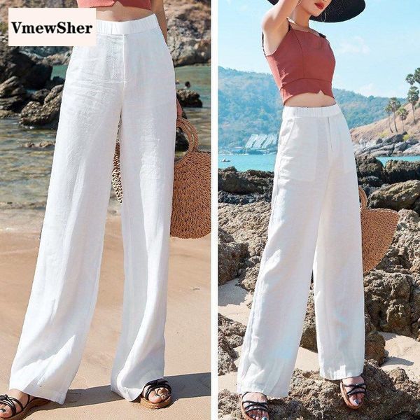vmewsher spring summer women wide leg pants solid long high waist beige white boho loose female casual plain trousers women's & capris, Black;white
vmewsher spring summer women wide leg pants solid long high waist beige white boho loose female casual plain trousers women's & capris, Black;white
