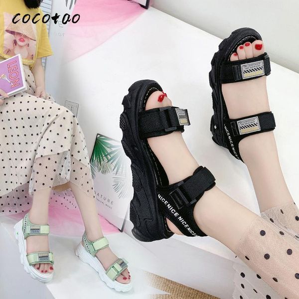 summer wild fashion thick bottom daddy sports sandals female students muffin beach, Black
summer wild fashion thick bottom daddy sports sandals female students muffin beach, Black