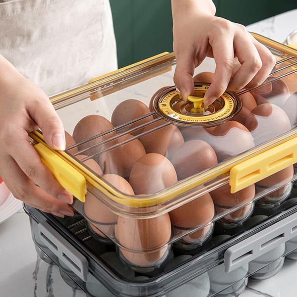 storage bottles & jars timing egg box transparent plastic tray large organizer refrigerator airtight home sealed fresh-keeping
storage bottles & jars timing egg box transparent plastic tray large organizer refrigerator airtight home sealed fresh-keeping