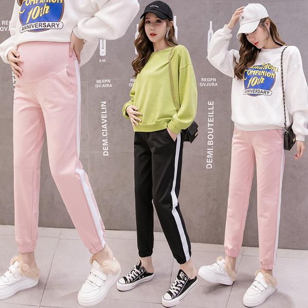 maternity bottoms 9918# pants spring autumn support abdomen sport style elastic waist belly trousers, White
maternity bottoms 9918# pants spring autumn support abdomen sport style elastic waist belly trousers, White
