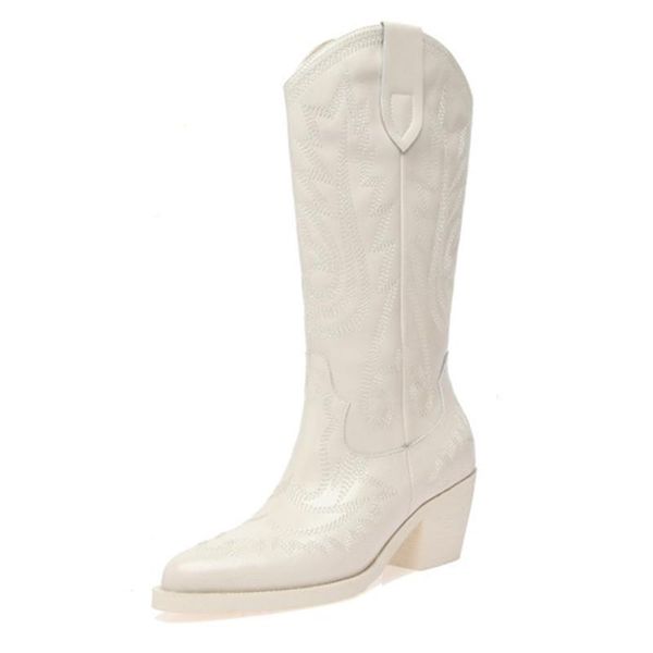 boots 2021 embroidered women western retro style female high street winter fashion chunky heel round toe mujer tide shoes, Black
boots 2021 embroidered women western retro style female high street winter fashion chunky heel round toe mujer tide shoes, Black