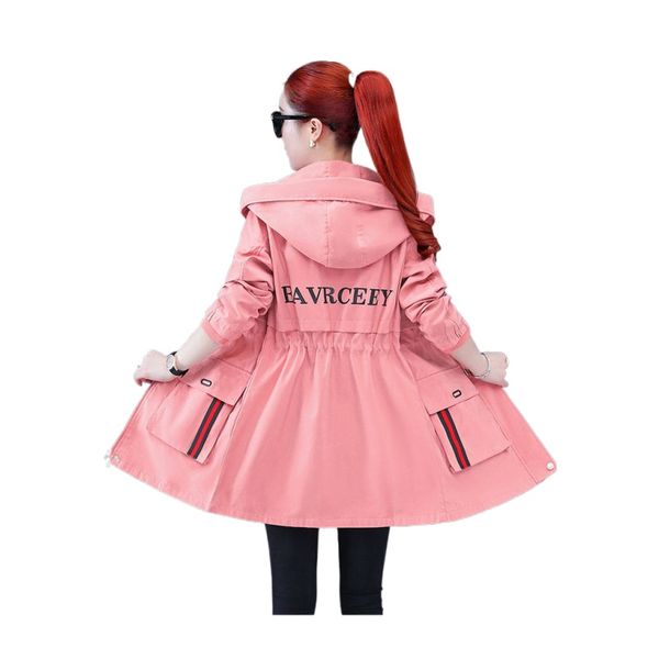 spring autumn women's trench coat korean fashion slim mid-length hooded loose student jacket, Tan;black
spring autumn women's trench coat korean fashion slim mid-length hooded loose student jacket, Tan;black