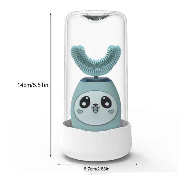 child kids silicone u-shaped electric toothbrush portable rechargeable toothbrush - 2-7y 5
child kids silicone u-shaped electric toothbrush portable rechargeable toothbrush - 2-7y 5