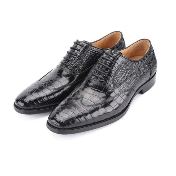 dress shoes hujingsha thailand siamese crocodile leather korea edition business men, Black
dress shoes hujingsha thailand siamese crocodile leather korea edition business men, Black