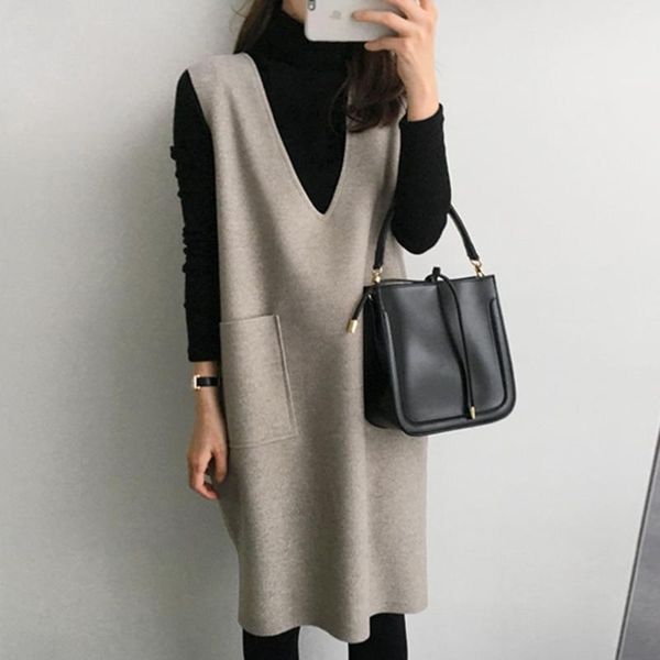 women dresses pregnancy spring autumn knitted single knee length loose causal japan style outwear pocket casual, Black;gray
women dresses pregnancy spring autumn knitted single knee length loose causal japan style outwear pocket casual, Black;gray