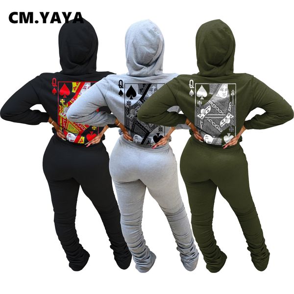 two 2 piece set women sets print winter fitness full sleeve hoodies + pants suits street trasuit sporty casual outfitsby air, White
two 2 piece set women sets print winter fitness full sleeve hoodies + pants suits street trasuit sporty casual outfitsby air, White