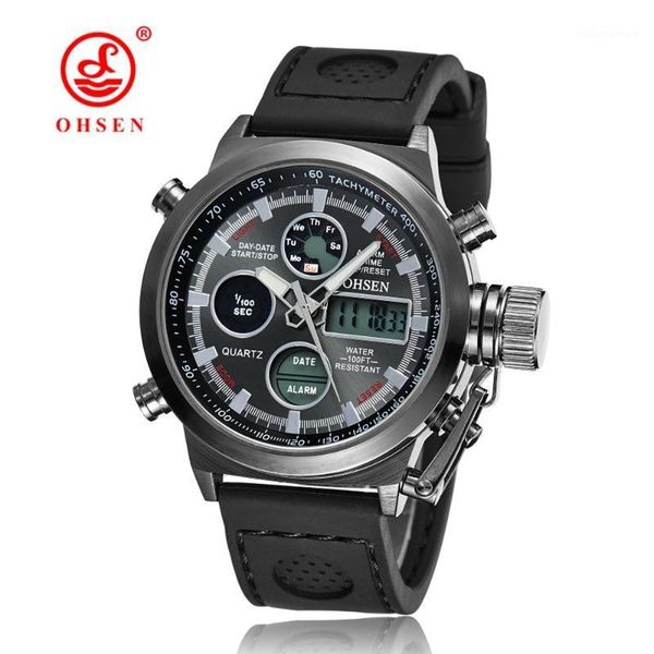 wristwatches 2021 ohsen sport digital quartz men watch wristwatch 30m waterproof rubber strap black fashion army clocks montre homme, Slivery;brown
wristwatches 2021 ohsen sport digital quartz men watch wristwatch 30m waterproof rubber strap black fashion army clocks montre homme, Slivery;brown