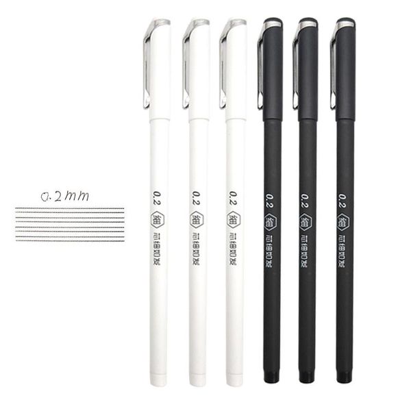 gel pens 4 pcs/lot 0.2mm fine white black finance needle for writing office school supplies 0.2 thin line pen stationery
gel pens 4 pcs/lot 0.2mm fine white black finance needle for writing office school supplies 0.2 thin line pen stationery