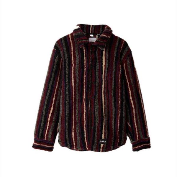 men's jackets autumn winter napa by martine rose red stripe fleece lamb coat iu matching jacket, Black;brown
men's jackets autumn winter napa by martine rose red stripe fleece lamb coat iu matching jacket, Black;brown