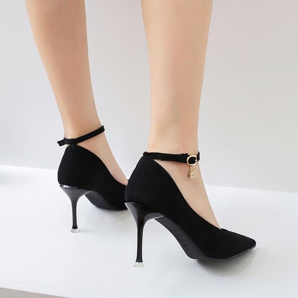 dress shoes 2021 fashion comfortable lining suede upper women pumps big size thin high heel deal, Black
dress shoes 2021 fashion comfortable lining suede upper women pumps big size thin high heel deal, Black