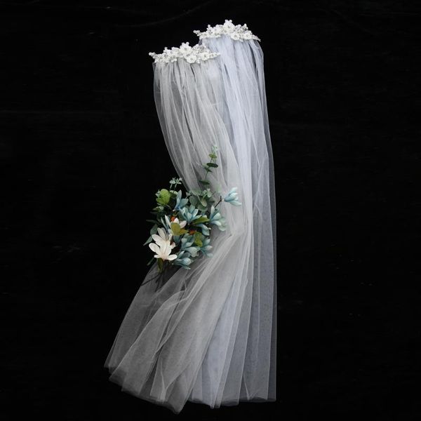 bridal veils zmvs358 crystal applique beaded veil fascinator bride headwear wedding accessories for bachelorette party flower headdress, Black
bridal veils zmvs358 crystal applique beaded veil fascinator bride headwear wedding accessories for bachelorette party flower headdress, Black
