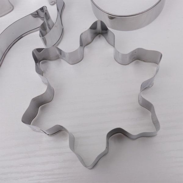 baking moulds 6pcs christmas cookie cutters set diy stainless steel biscuits mold kitchen tools (a snowflake)
baking moulds 6pcs christmas cookie cutters set diy stainless steel biscuits mold kitchen tools (a snowflake)