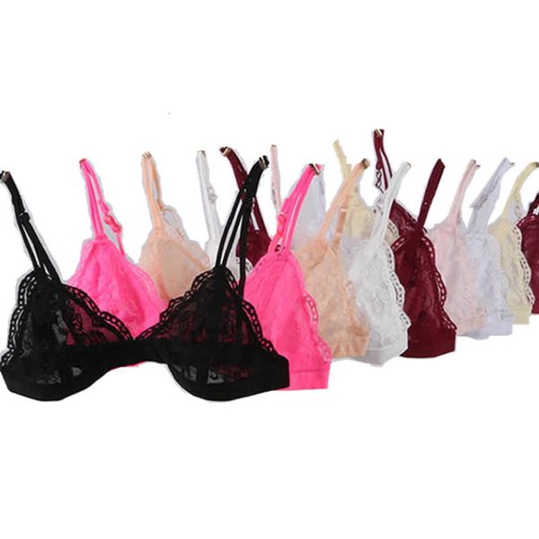 lace triangle cup without steel ring thin breathable adjustable underwear bra, Black;pink
lace triangle cup without steel ring thin breathable adjustable underwear bra, Black;pink