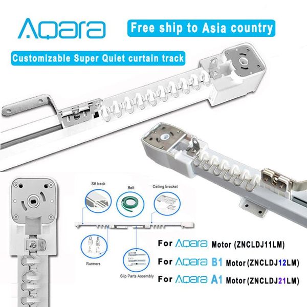 smart home control super quiet curtain track electric rails system customize for aqara/aqara b1 motor asia
smart home control super quiet curtain track electric rails system customize for aqara/aqara b1 motor asia