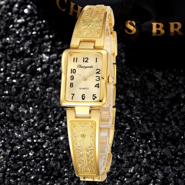 wristwatches elegant women bangle watches gold dial stainless steel thin band dress saats femme hodinky relogio feminino clock, Slivery;brown
wristwatches elegant women bangle watches gold dial stainless steel thin band dress saats femme hodinky relogio feminino clock, Slivery;brown