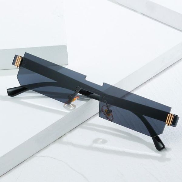 fashion sunglasses rimless sun glasses siamese lens adumbral anti-uv spectacles personaity rectangle eyeglasses ornamenta a++, White;black
fashion sunglasses rimless sun glasses siamese lens adumbral anti-uv spectacles personaity rectangle eyeglasses ornamenta a++, White;black